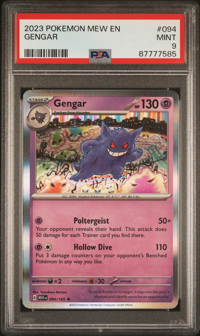 2023 Pokemon Mew Gengar #094 PSA 9