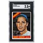 1966 Topps #100 Sandy Koufax SGC 2.5