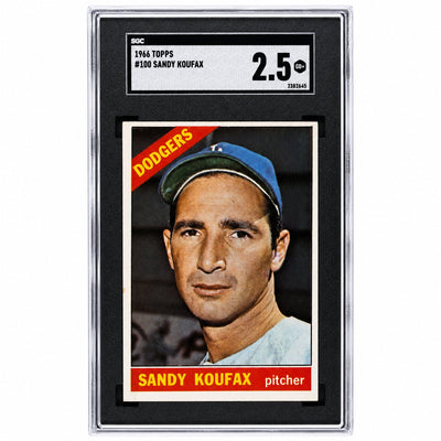 1966 Topps #100 Sandy Koufax SGC 2.5