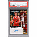 2024 Panini Mosaic Collage Autographs Mosaic Bronze Matas Buzelis #CAMBUZ /49 PSA 9