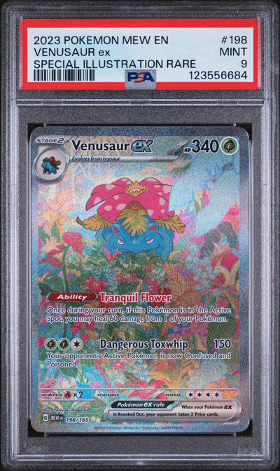 2023 Pokemon Scarlet and Violet 151 Special Illustration Rare Venusaur Ex #198 PSA 9
