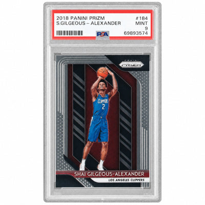 2018 Panini Prizm Shai Gilgeous-Alexander #184 PSA 9