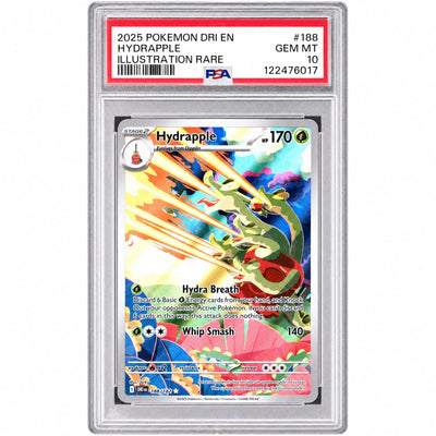 2025 Pokemon Scarlet and Violet Destined Rivals Illustration Rare Hydrapple #188 PSA 10