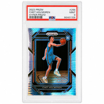 2022 Panini Prizm Hyper Prizm Chet Holmgren #266 PSA 9