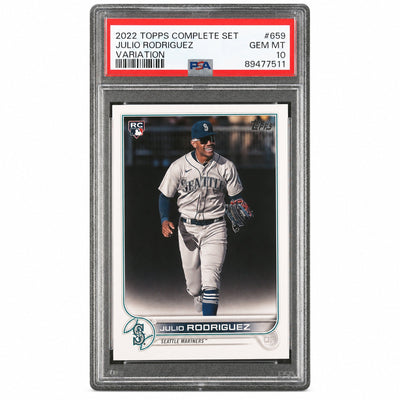 2022 Topps Complete Set Variation Julio Rodriguez #659 PSA 10