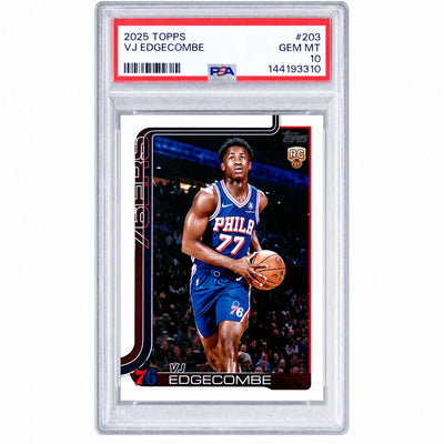 2025 Topps Vj Edgecombe #203 PSA 10