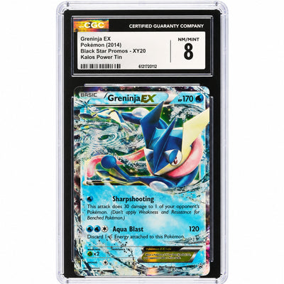 2014 Black Star Promos #XY20 Greninja EX Kalos Power Tin CGC 8