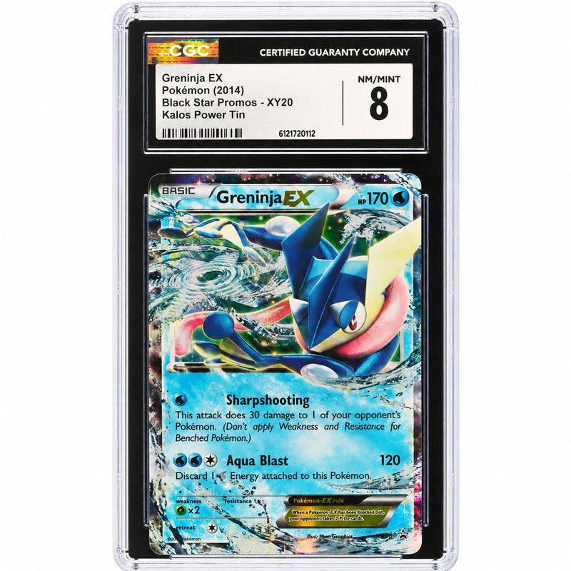 2014 Black Star Promos #XY20 Greninja EX Kalos Power Tin CGC 8