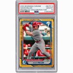 2024 Chrome Prospects Gold Refractors Aidan Miller #BCP213 /50 PSA 10