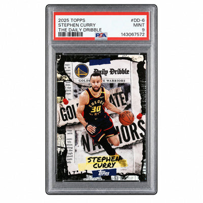 2025 Topps the Daily Dribble Stephen Curry #DD-6 PSA 9