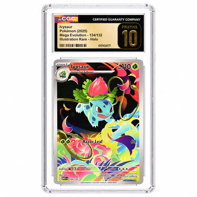 2025 Illustration Rare #134/132 Ivysaur Mega Evolution CGC 10