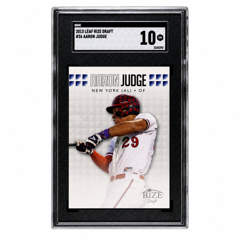 2013 Rize #36 Aaron Judge Draft SGC 10