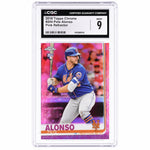 2019 Topps Chrome #204 Pete Alonso Pink Refractor CGC 9