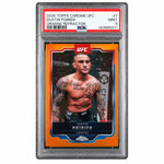 2025 Topps Chrome UFC Orange Refractor Dustin Poirier #7 /25 PSA 9
