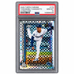 2025 Topps Chrome Xfractor Yoshinobu Yamamoto #179 PSA 10