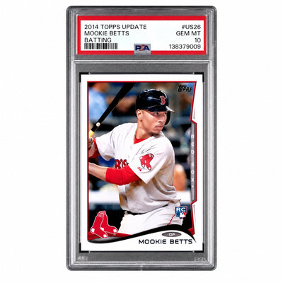 2014 Topps Update Batting Mookie Betts #US26A PSA 10