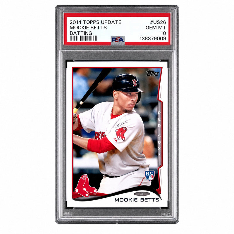 2014 Topps Update Batting Mookie Betts #US26A PSA 10