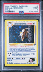 2000 Pokemon Gym Challenge Holo Giovanni's Persian #8 PSA 9