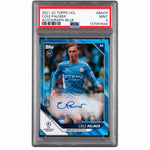 2021 Topps UEFA Champions League Autographs Blue Cole Palmer #BA-CP /99 PSA 9