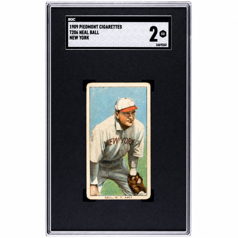 1909 T206 Neal Ball SGC 2