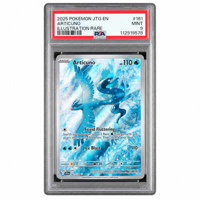 2025 Pokemon Scarlet and Violet Journey Together Illustration Rare Articuno #161 PSA 9