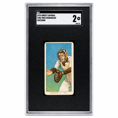1910 Fred Snodgrass T206 SGC 2