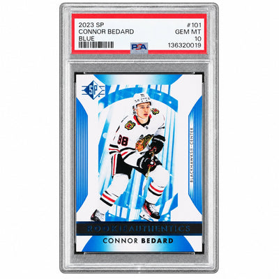 2023 SP Blue Connor Bedard #101 PSA 10
