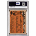 1981 Topps Joe Montana #216 PSA 8