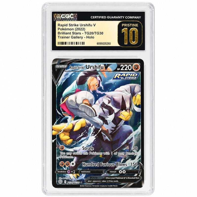 2022 Brilliant Stars #TG20/TG30 Urshifu Trainer Gallery - Holo CGC 10