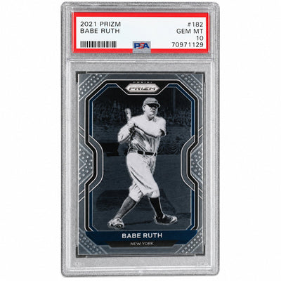 2021 Panini Prizm Babe Ruth #182 PSA 10