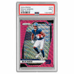 2024 Panini Prizm Pink Wave Malik Nabers #370 PSA 9