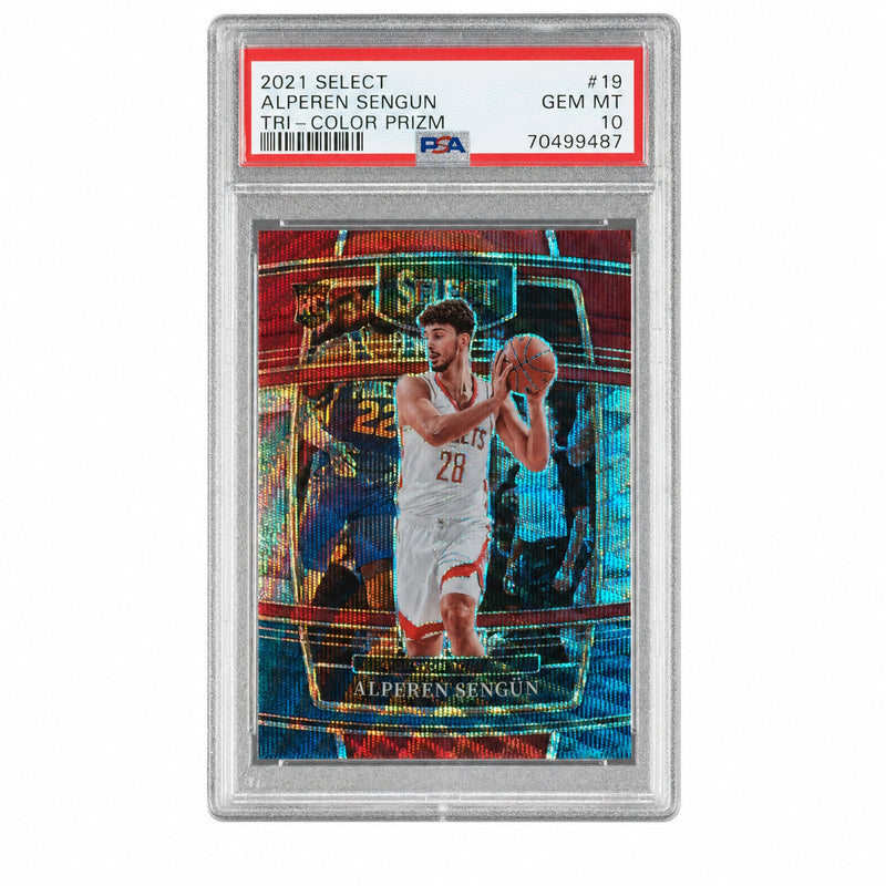 2021 Panini Select Tri-Color Alperen Sengun #19 PSA 10