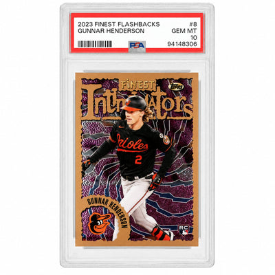 2023 Finest Flashbacks Intimidators Gunnar Henderson #8 PSA 10