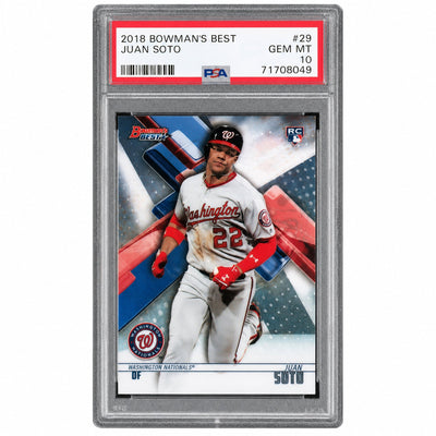 2018 Bowman's Best Juan Soto #29 PSA 10