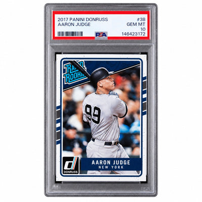 2017 Panini Donruss Rated Rookie Aaron Judge #38 PSA 10
