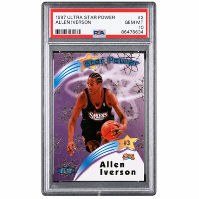 1997 Ultra Star Power Allen Iverson #SP2 PSA 10
