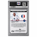 2023 Topps Pristine Road To UEFA Euro 2024 Purple Zinedine Zidane #55 /99 PSA 10