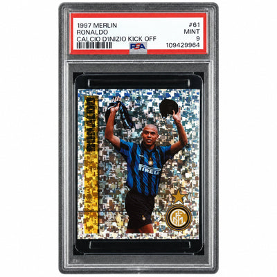 1997 Merlin Calcio D'Inizio Kick Off Ronaldo #61 PSA 9