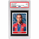 1997 Panini European Football Stars Sticker Ronaldo #112 PSA 9