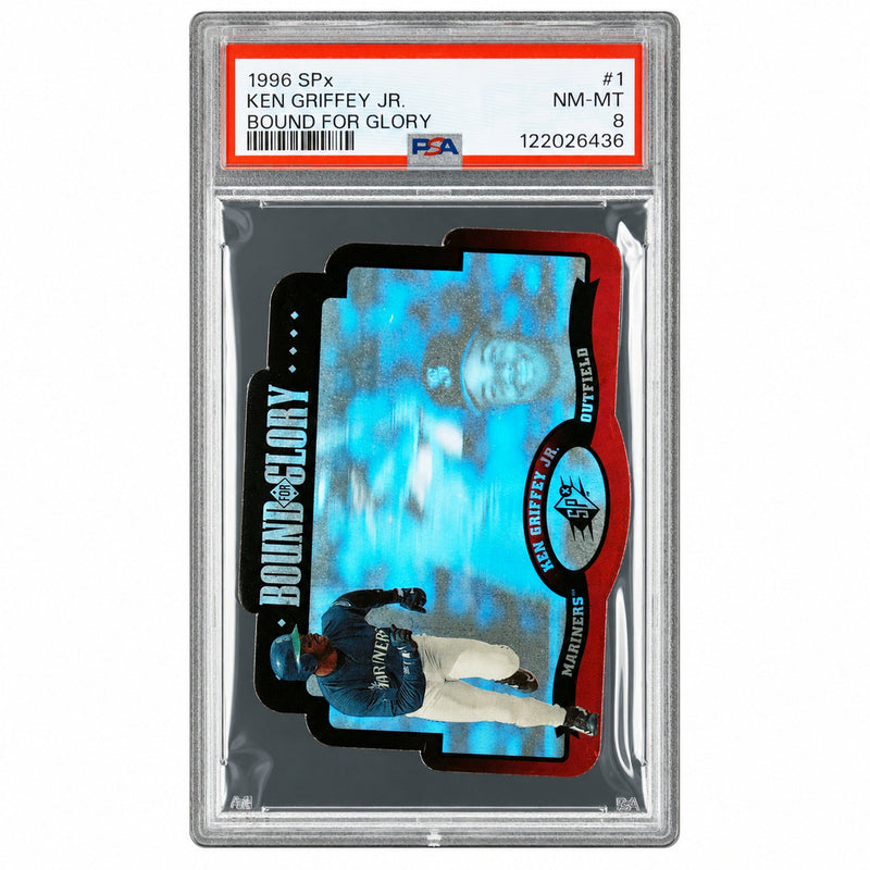1996 Spx Bound For Glory Ken Griffey Jr. #1 /1 PSA 8