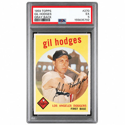 1959 Topps Gil Hodges #270A PSA 5