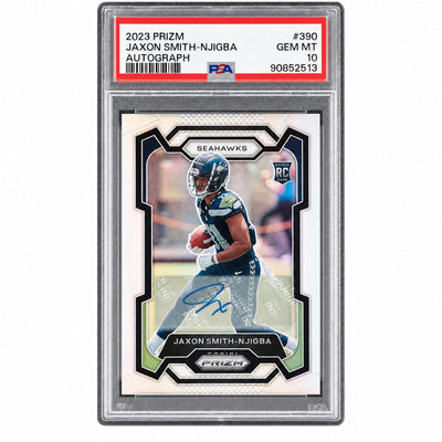 2023 Panini Prizm Rookie Autograph Jaxon Smith-Njigba #390 PSA 10