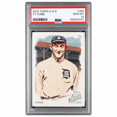 2019 Topps Allen and Ginter Ty Cobb #365 PSA 10