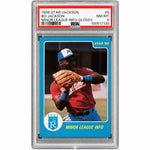 1988 Star Bo Jackson Minor League Info-Glossy Bo Jackson #6 PSA 8