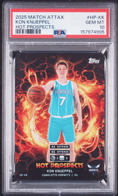 2025 Topps Match Attax Kon Knueppel #HP-KK PSA 10