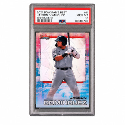2021 Bowman's Best Refractor Jasson Dominguez #41 PSA 10