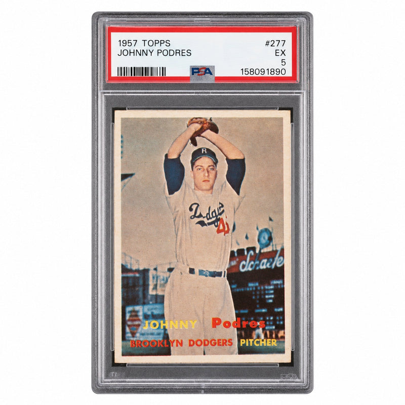 1957 Topps Johnny Podres #277 PSA 5