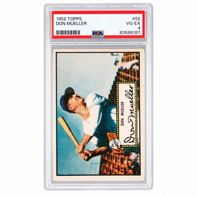 1952 Topps Don Mueller #52 PSA 4