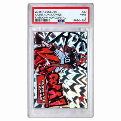 2025 Kaboom Horizontal Quinshon Judkins #30 PSA 9