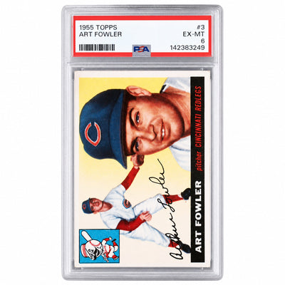 1955 Topps Art Fowler #3 PSA 6